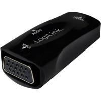 LogiLink CV0108 Adapter [1x HDMI-bus - 1x VGA-bus] Zwart - thumbnail