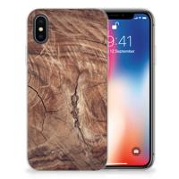 Apple iPhone X | Xs | Bumper Hoesje | Tree Trunk