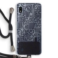 Moroccan Print: Samsung Galaxy A10 Transparant Hoesje met koord