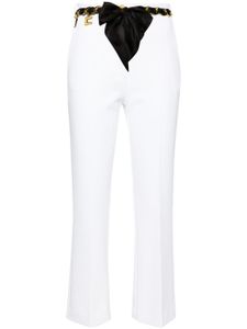 Elisabetta Franchi pantalon à coupe courte - Blanc