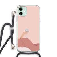 Wine: iPhone 11 Transparant Hoesje met koord