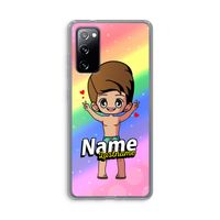 Chibi Maker man: Samsung Galaxy S20 FE / S20 FE 5G Transparant Hoesje