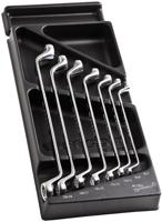 Facom module met 7 verdiepte ringsleutels van 6 tot 19 mm - mod.55-1
