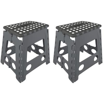 Opstapkrukje - 2x - Inklapbaar - 39,5 cm - Tot 120 kg - kruk