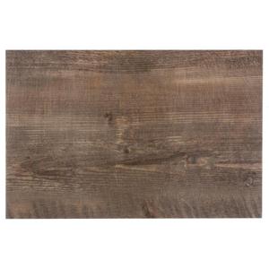 Secret de Gourmet tafel placemat in eiken hout print - PVC - 45 x 30 cm - Onderleggers