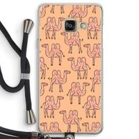 Kameel: Samsung Galaxy A3 (2016) Transparant Hoesje met koord