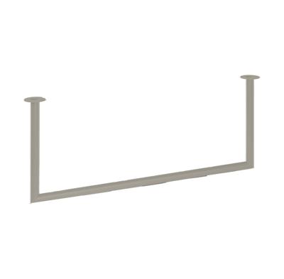 Kledingroede u-vorm greige Ø32 mm - per meter