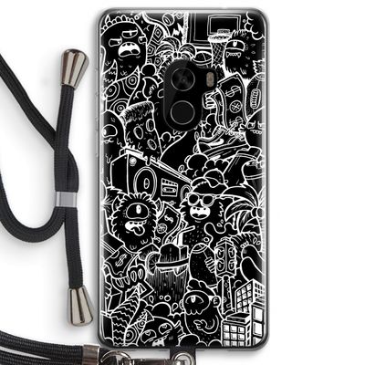 Vexx Black City : Xiaomi Mi Mix 2 Transparant Hoesje met koord