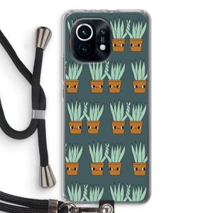 Sansevieria: Xiaomi Mi 11 Transparant Hoesje met koord