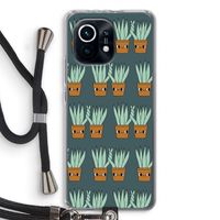 Sansevieria: Xiaomi Mi 11 Transparant Hoesje met koord