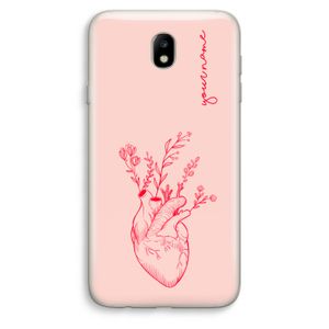 Blooming Heart: Samsung Galaxy J7 (2017) Transparant Hoesje