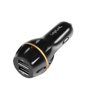 LogiLink Ladegerät USB-oplader 19.5 W Auto Uitgangsstroom (max.) 3000 mA Aantal uitgangen: 2 x USB-A Qualcomm Quick Charge 3.0