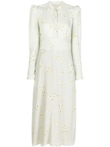 Dorothee Schumacher robe longue à fleurs - Bleu