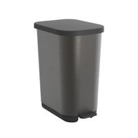 Rotho pedaalemmer ribo 35l zwart Rotho pedaalemmer ribo 35l zwart
