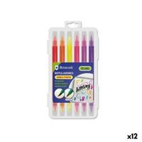 Set Viltstiften Bismark LETTERING Multicolour 12 Onderdelen (12 Stuks)