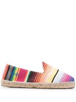 Manebi espadrilles Tulum à rayures - Bleu - thumbnail