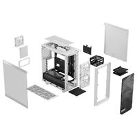 Fractal Design Meshify 2 Compact Lite White TG Clear Tint - thumbnail