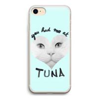 You had me at tuna: iPhone 7 Transparant Hoesje