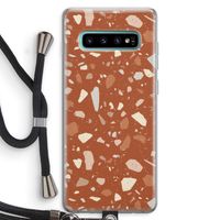 Terrazzo N°22: Samsung Galaxy S10 Plus Transparant Hoesje met koord