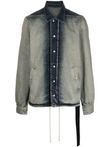 Rick Owens DRKSHDW veste en jean à manches longues - Bleu