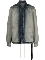 Rick Owens DRKSHDW veste en jean à manches longues - Bleu