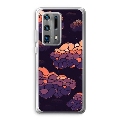 Patroon Wolken: Huawei P40 Pro Plus Transparant Hoesje