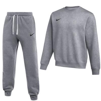 Nike Park 26 Fleece Crew Joggingpak Grijs Zwart