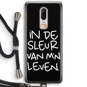 De Sleur: OnePlus 6 Transparant Hoesje met koord