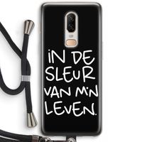 De Sleur: OnePlus 6 Transparant Hoesje met koord