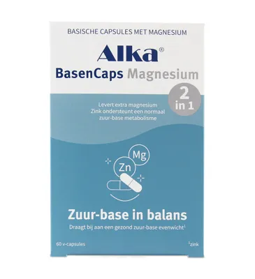 Alkalische Basecaps Magnesium - 60 capsules