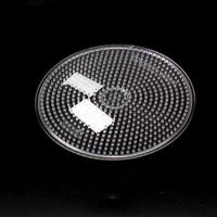 Hama Strijkkralen grondplaat rond groot transparant