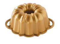 Nordic Ware Tulband / Bakvorm - Anniversary Bundt Goud Klein - Gietaluminium - ø 20 cm / 1.4 liter
