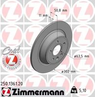 Remschijf Coat Z 250136120 Remschijf Coat Z 250136120