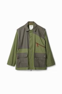 Gecombineerde parka met zakken - GREEN - M