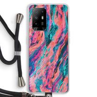 Electric Times: Oppo A94 5G Transparant Hoesje met koord