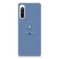 Sony Xperia 10 IV Telefoonhoesje met Naam Baby Rhino