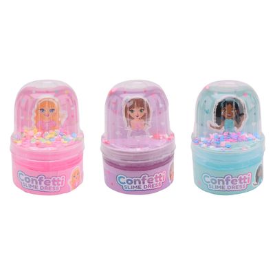 Johntoy glitterjurk slijm figuur