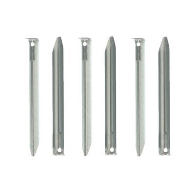 60x Tent haringen van metaal 30 cm
