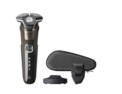 Elektrisch scheerapparaat voor mannen, bruin + etui Philips serie 5000 S5886/38