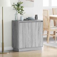 Dressoir met plank Grijs Sonoma 71 x 34,5 x 75 cm Bewerkt hout