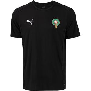 PUMA Marokko Casuals T-Shirt 2024-2026 Zwart Zilver