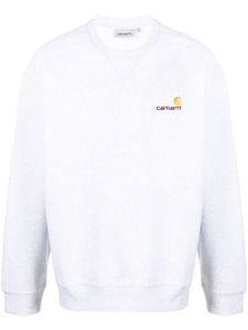 Carhartt WIP sweat American Script à logo brodé - Gris