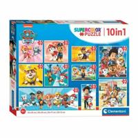 Set van 10 Puzzels The Paw Patrol Clementoni Supercolor 330 Onderdelen - thumbnail