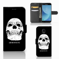Telefoonhoesje met Naam Samsung Galaxy J5 2017 Skull Eyes
