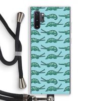 Kroko: Samsung Galaxy Note 10 Plus Transparant Hoesje met koord