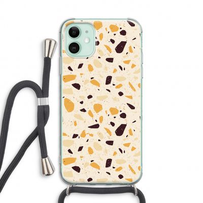 Terrazzo N°13: iPhone 11 Transparant Hoesje met koord
