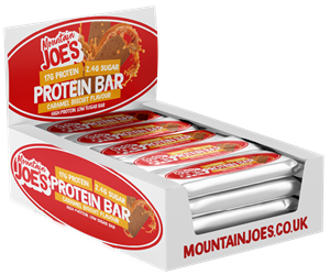 Mountain Joe&apos;s Protein Bar Caramel Biscuit (12 x 55 g)