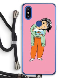 Visknuffel: Xiaomi Mi Mix 3 Transparant Hoesje met koord