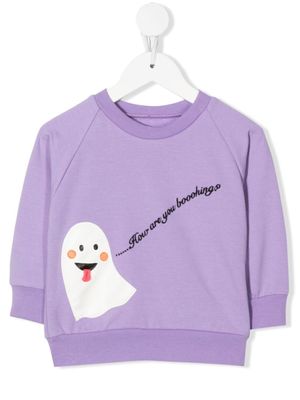 WAUW CAPOW by BANGBANG sweat Booohing à imprimé graphique - Violet
