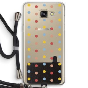 Bollen: Samsung Galaxy A5 (2016) Transparant Hoesje met koord